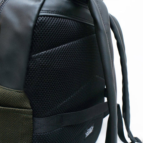 Olive textured backpack
