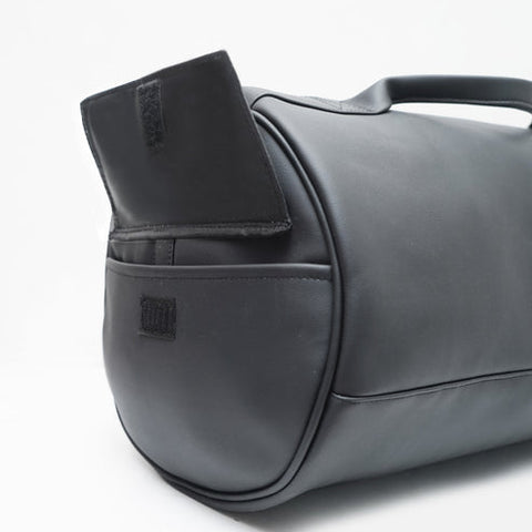 Black gym duffle bag