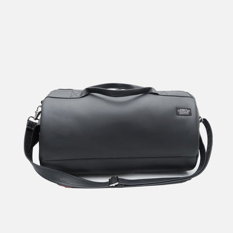 Black gym duffle bag