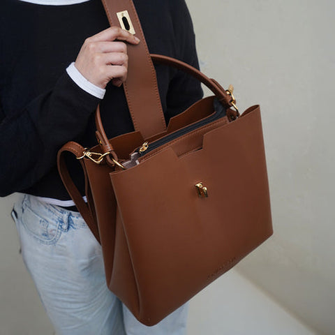 Brown Hobo Handbag