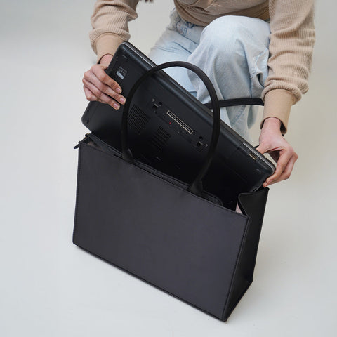 Coal Black Tote