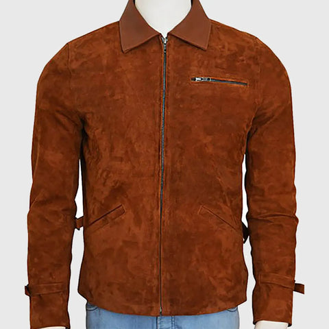 Joshua Men’s Brown Suede Jacket