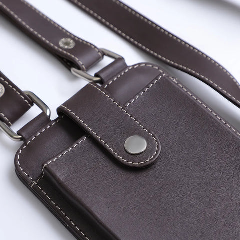Men’s Dark Brown Stylish Crossbody Bag