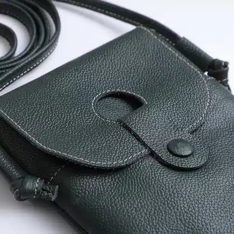 Men’s Dark Green Stylish Crossbody Travel Bag