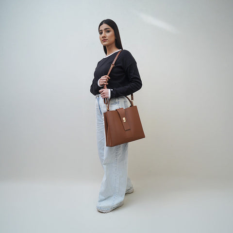 Brown Hobo Handbag